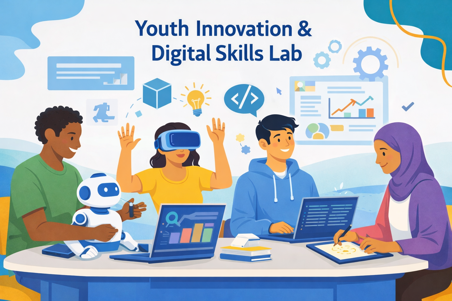 Youth innovation and digital skills lab