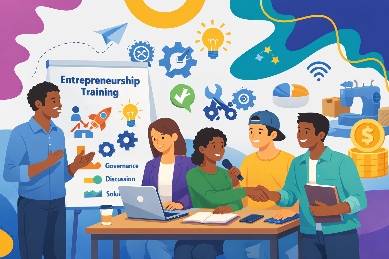 Youth entrepreneurship and skills training